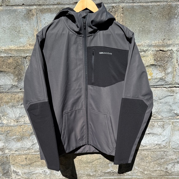 Grundéns bulkhead stretch jacket gray xl fishing outdoors - Picture 1 of 5